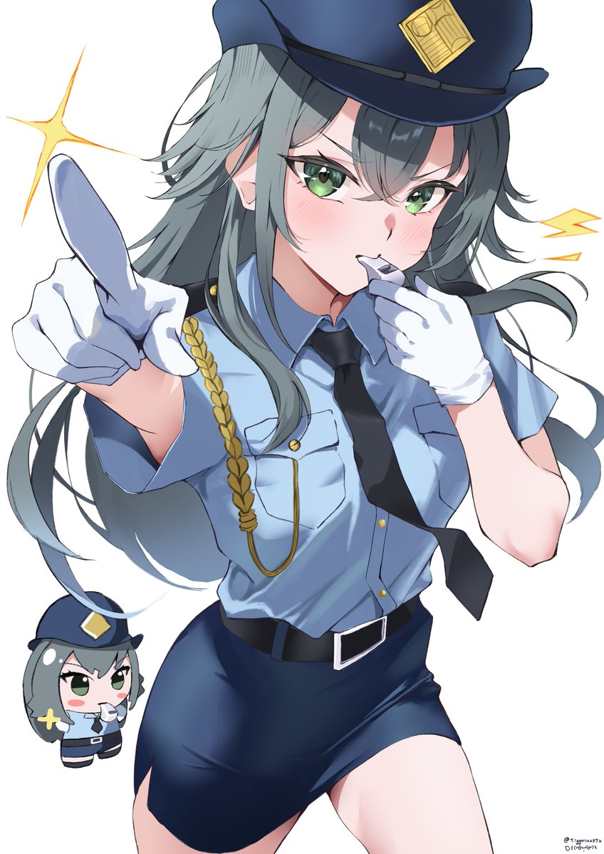tigger102372's tweet photo. 警察手毬

#学マスFA https://t.co/pLrUAXUgt3