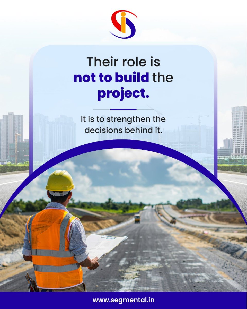 sidlggn's tweet photo. Infrastructure projects involve complex decisions, competing priorities, and consequences that can last for decades.
Independent consultants aren’t there to take over execution. Their value lies in strengthening the thinking behind it.
#Infrastructure #EngineeringConsultants https://t.co/RM9UKaxX0F