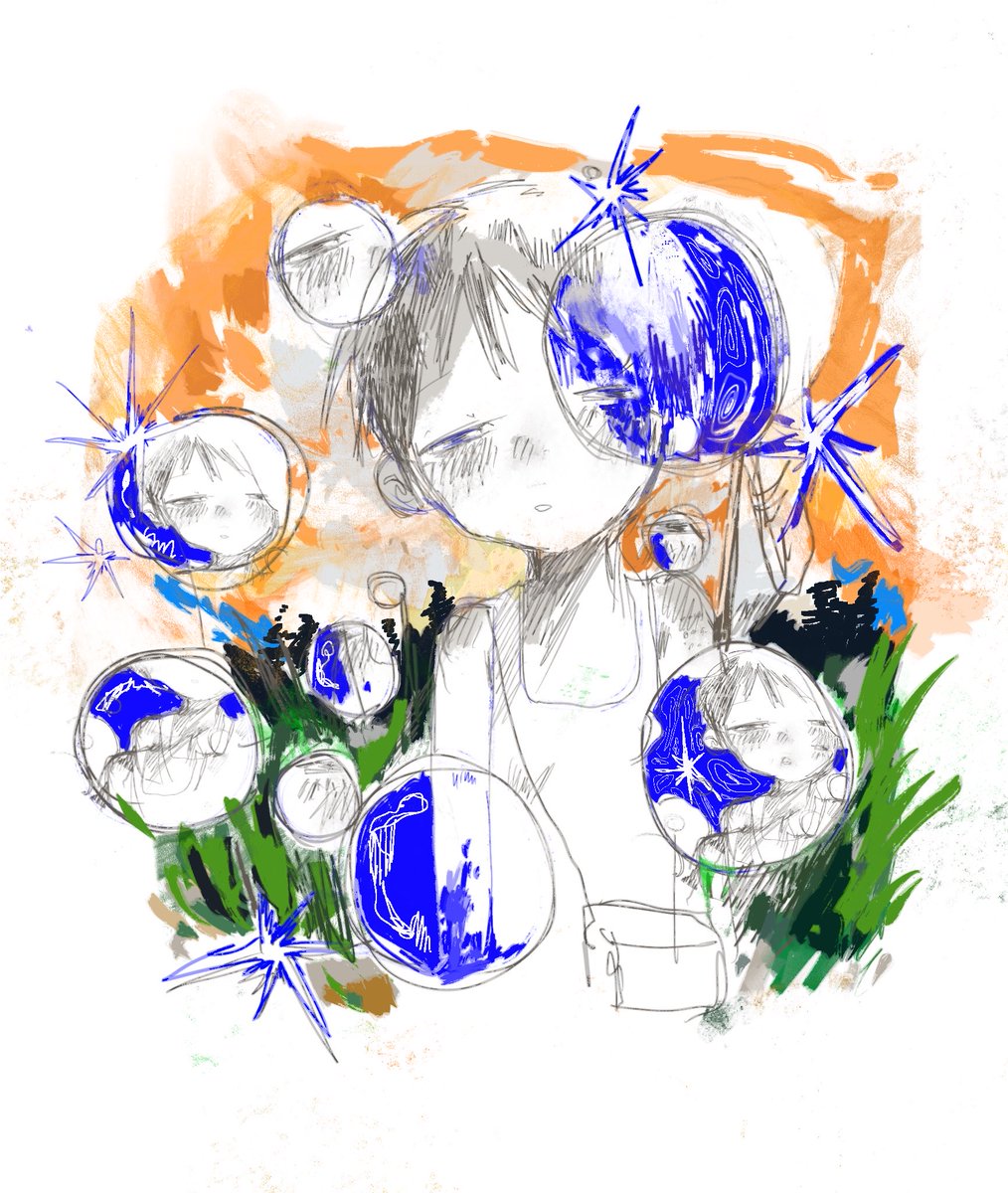kan1_9r1mkorke's tweet photo. シャボン玉
 # ドムドムチーチー https://t.co/c8Rqu8dv6a