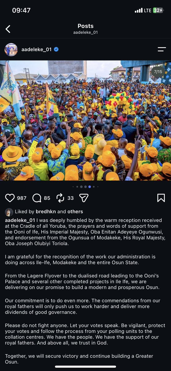 omoolowolagba's tweet photo. Vote His excellency Ademola adeleke for second times accord party 4+4 https://t.co/WA5sv5ENFB