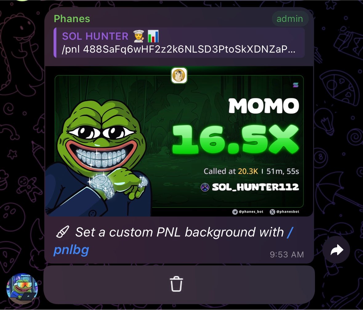 Sol_Hunter11's tweet photo. 16X from my call on $MOMO
CA:

488SaFq6wHF2z2k6NLSD3PtoSkXDNZaPkJwxze11pump https://t.co/XTC2TpHzLX