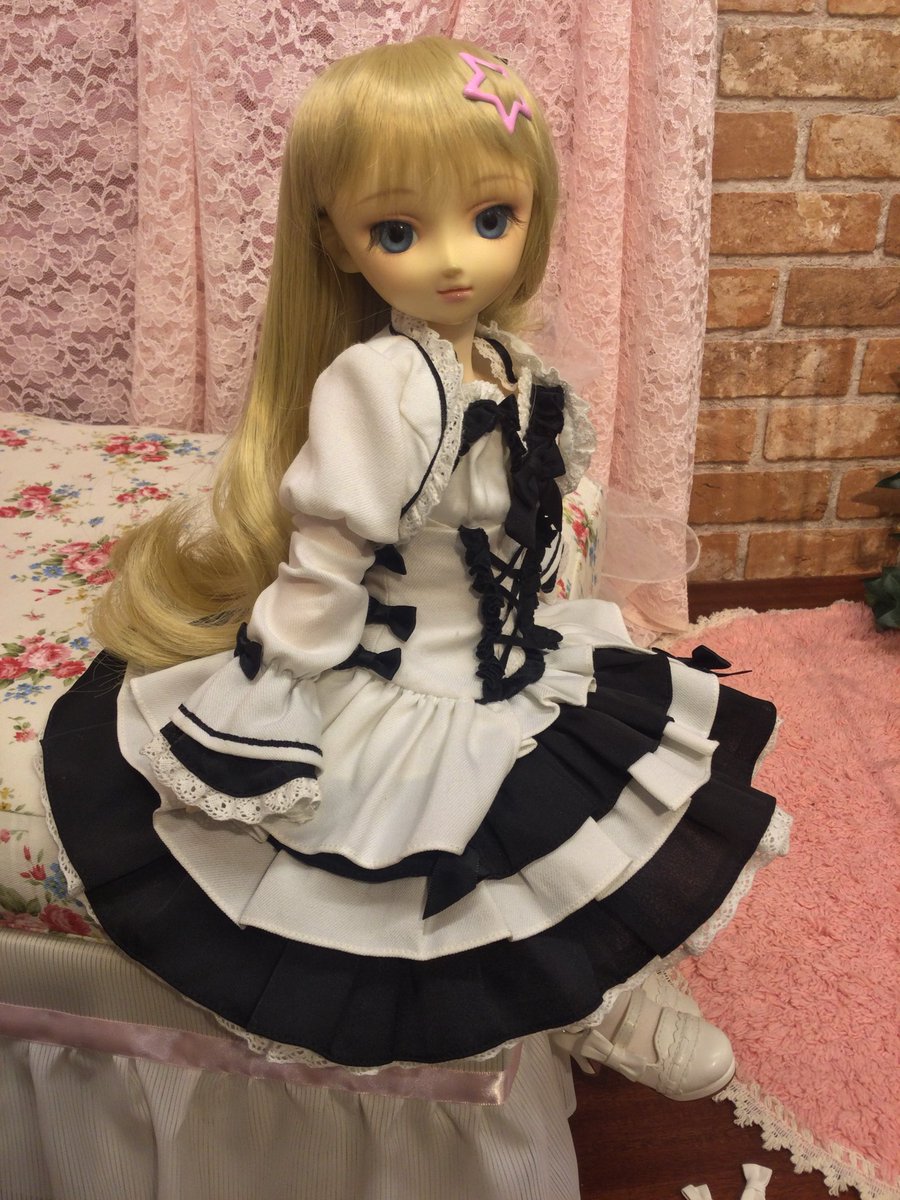 dt0290's tweet photo. @shika004 
いいね❤️ありがとうございます。
巻きスカートはそんな感じなんですね。
こんなのもDearSDに着せてます。ご参考までに。 https://t.co/RKnry4L7yB