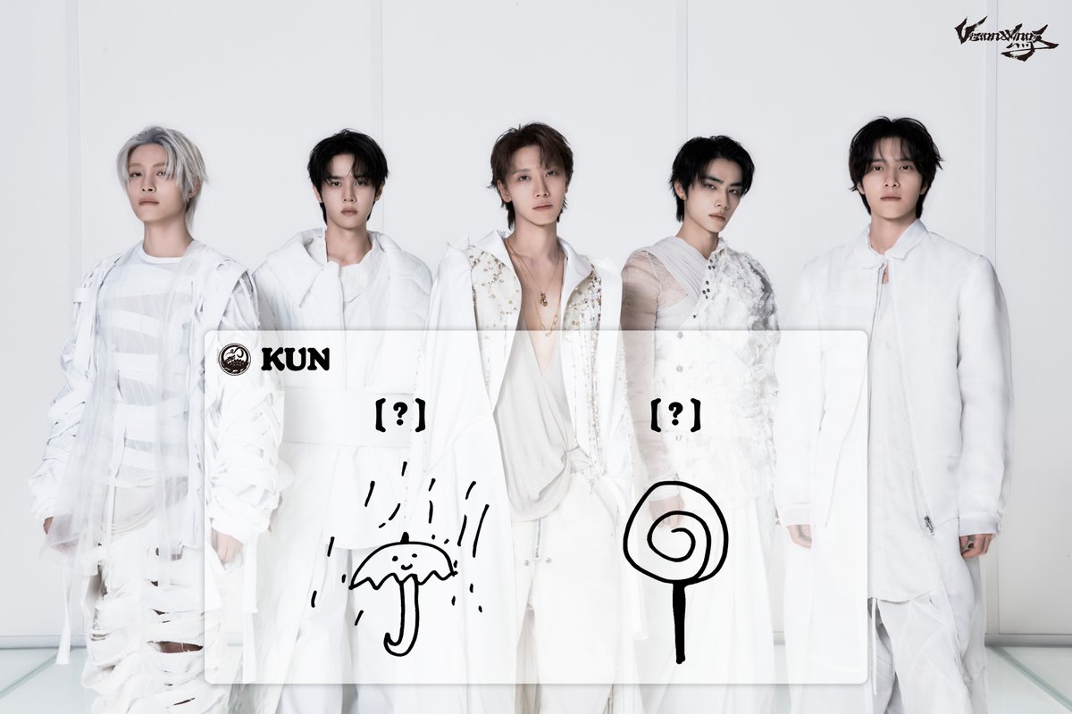 NCT_OFFICIAL_JP's tweet photo. WayV The 8th Mini Album 【Vision Wings】
🎧 https://t.co/hHdIu6VPIg

WayV同音異義語シリーズ🪶
💡日本語です。
💯答えは後ほど🖌️

まずは
#クン からスタート🌊

EVERYTHING, ALL AT ONCE, NEO
https://t.co/GxDetkZxlu

#WayV #威神V #KUN #鸢
#WayV_VisionWings
#NCT_10TH_ANNIVERSARY https://t.co/XXzDfIlPNb