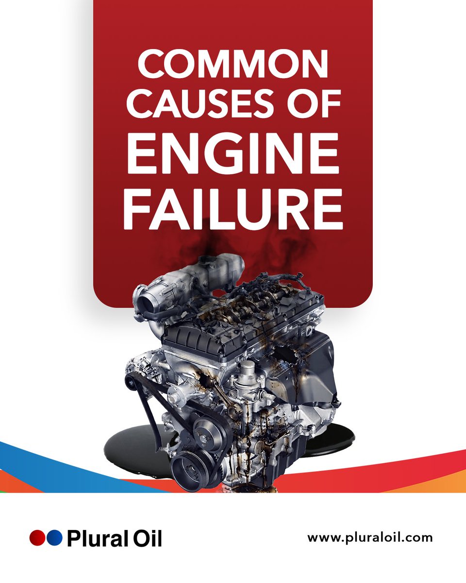 PluralOilOnline's tweet photo. These are a few common causes of engine failures!
Get Genuine Plural Oil today! 

You can also become a distributor today.
info@pluraloil.com
+234 707 122 1931

#PluralOil https://t.co/Zc1RlPx9d9