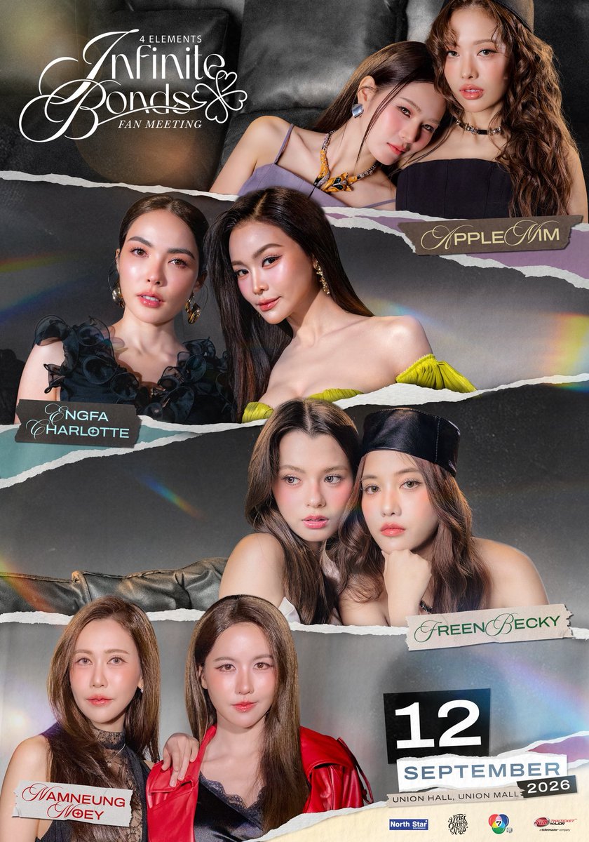4elementsGL's tweet photo. จาก 4 เรื่องราว สู่ 4 ความผูกพัน
และกำลังจะกลายเป็นหนึ่งความทรงจำที่ไม่มีวันสิ้นสุด ในงาน “4 ELEMENTS INFINITE BONDS FAN MEETING” 🤍

🗓️ 12 กันยายน 2569
📍 Union Hall, Union Mall

💰มาร่วมเป็นส่วนหนึ่งของความทรงจำครั้งนี้ บัตรราคา 6,800 / 5,800 / 4,800 บาท ยังเปิดจำหน่ายอยู่

🎟️ บัตรยังเปิดจำหน่ายทาง THAITICKETMAJOR
🔗 https://t.co/EyOs0vQW1l

#4Elements
#บ้านวาทินวณิช
#NorthStarEntertainment