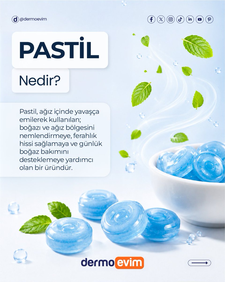 dermoevimtr's tweet photo. Vocalzone Ballı Limonlu Pastil, bal ve limon aromasıyla ağızda yavaşça emilerek kullanılan, sesini yoğun kullanan yetişkinler için geliştirilmiş bir takviye edici gıdadır. Vegan sertifikalı formülüyle glüten ve laktoz içermez.

Takviye edici gıda ürünlerini Dermoevim güvencesiyle keşfedin. 🍯🍋

Not: İlaç değildir. Takviye edici gıdadır. Tedavi edici amaçla kullanılmaz.

Bu içerikte yapay zekâ teknolojisi kullanılmıştır.