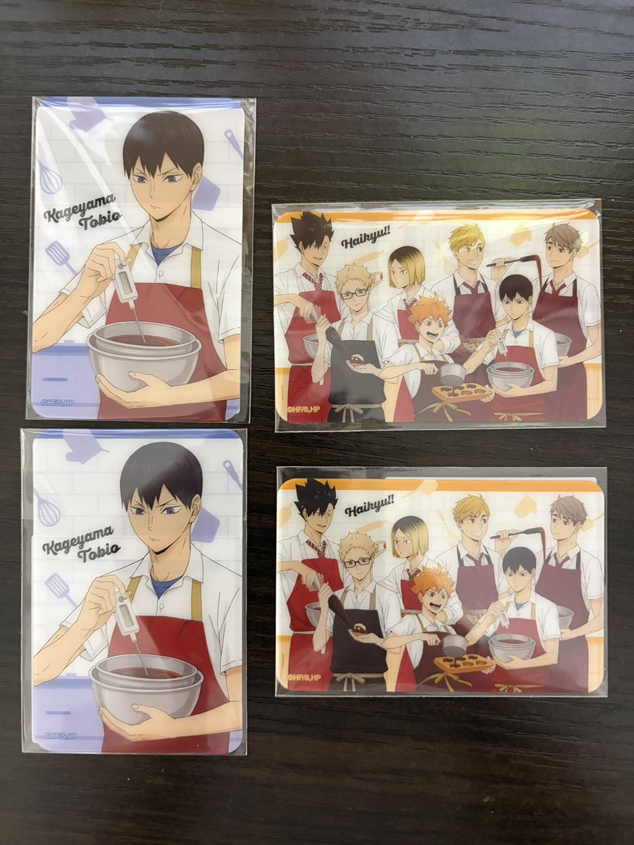 ito_pi_chi's tweet photo. 4つ買ってこの偏りは酷すぎる😭
集合の方は欲しかったから嬉しいけど、ツッキーが欲しかったから2個頼んだらまさかの被り😭 https://t.co/juOFYBeHVF