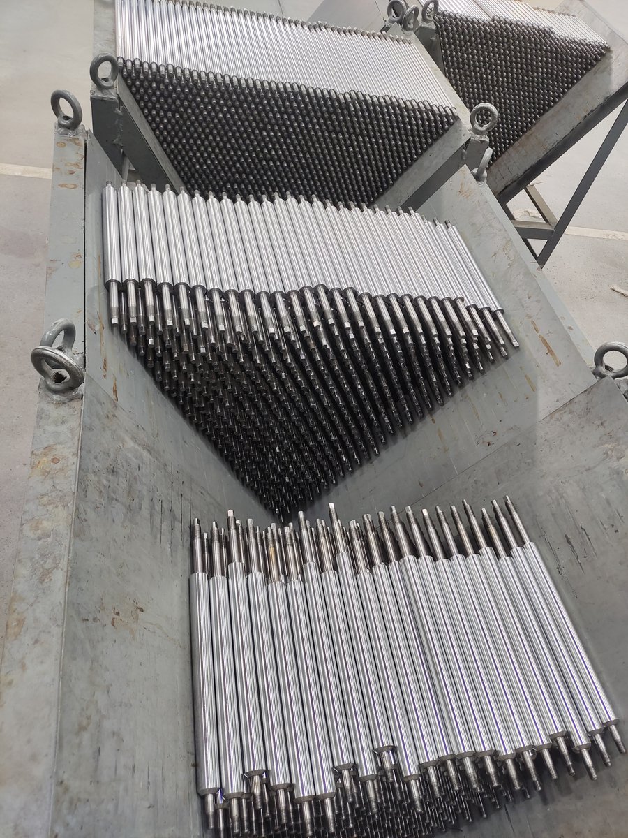HengshanTech's tweet photo. We now specialize in heavy‑duty hydraulic piston rods for construction‑grade machinery.
Suitable for excavators, forklifts, aerial work platforms, farm machinery and mining equipment.
Adopted quenching‑tempered treatment and hard‑chrome plating craft. https://t.co/mLuV8wbPrD