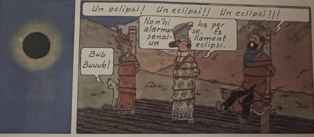 salvadorcot's tweet photo. Escolteu el professorTornasol. És, senzillament, un eclipsi https://t.co/g4zDVSbG9n