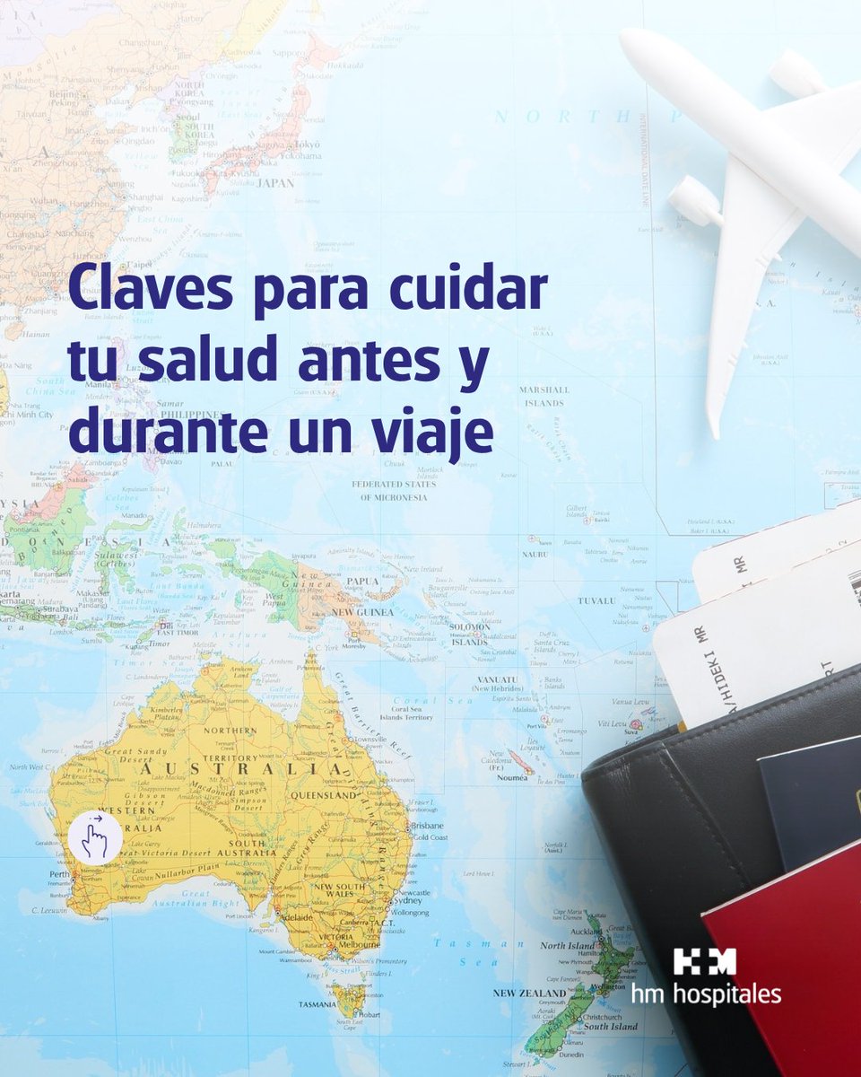 HMStaTrinidad's tweet photo. ¿Viajas fuera del país? Infórmate sobre los riesgos sanitarios del destino, revisa las vacunas, lleva tu medicación y extrema las precauciones con el agua, los alimentos, el sol y los insectos. Planificar también es viajar seguro.

#VeranoConSalud #ConsejosDeViaje #HMHospitales https://t.co/64FIks0fqV