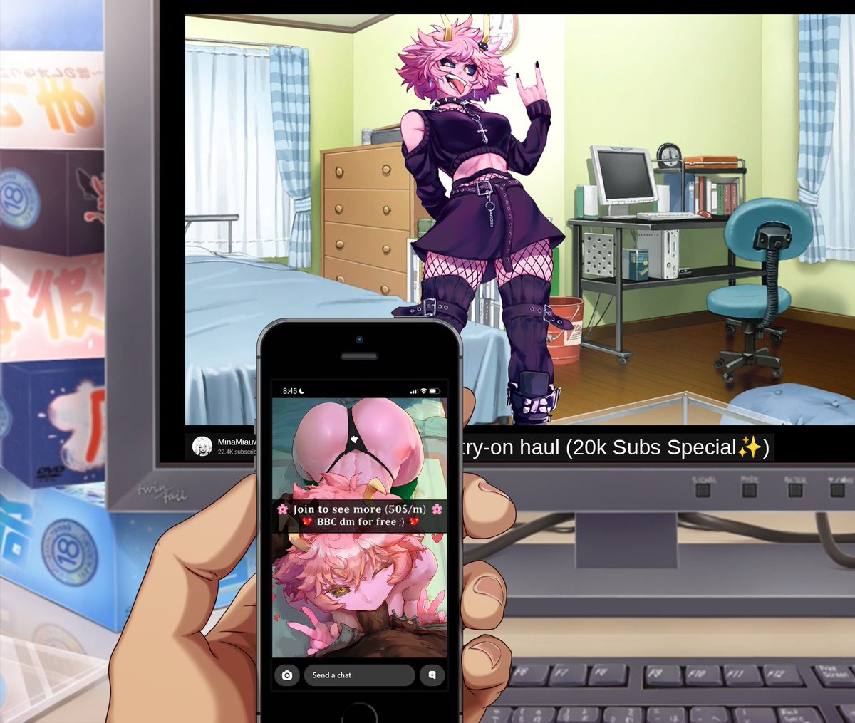 WorshippedEllie's tweet photo. Getting cucked in real time by your favorite pink Goddess~ You know youre nothing, less than nothing, compared to those lovely thugs~ https://t.co/Cuee4OpSWW