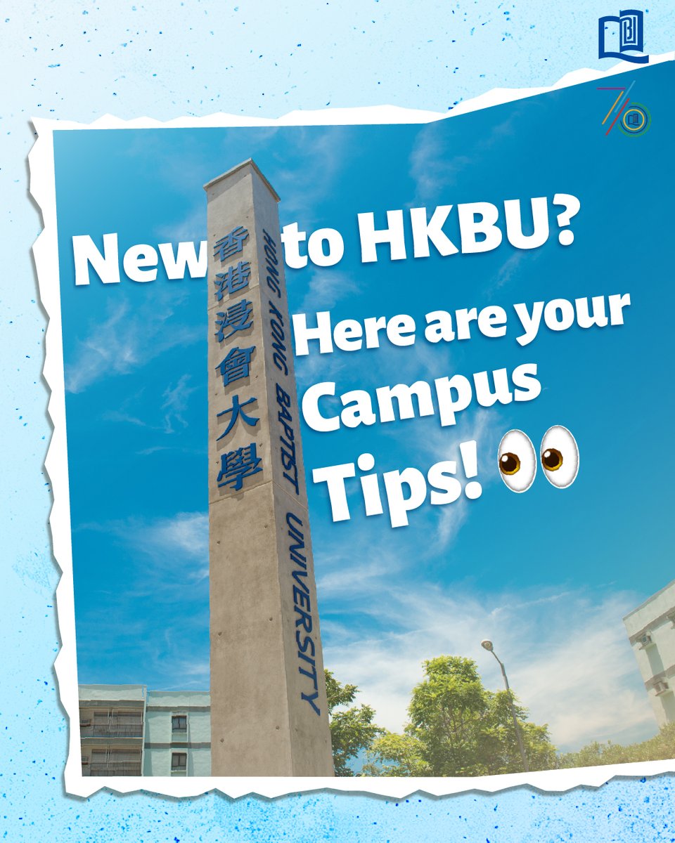 hkbaptistu's tweet photo. New to HKBU? π Save our handy guide to discover where to eat, study and stay active on campus, plus useful information on student healthcare services and facility bookings π. Make the most of your university life π«Ά!
#HKBU #HKBU70Anniversary #FreshmenGuide #CampusLife https://t.co/5JfydEF37a