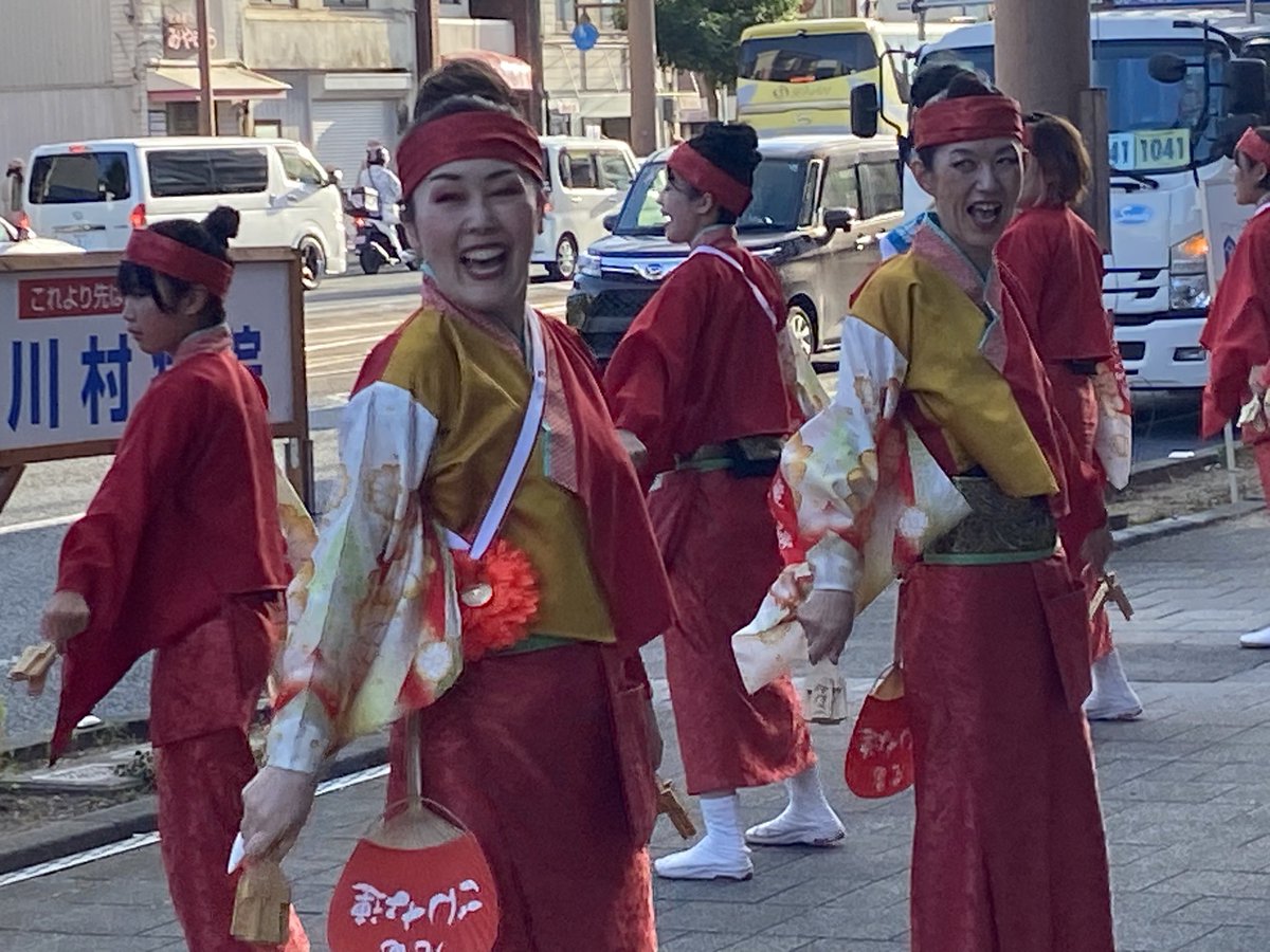 nishimori69's tweet photo. ヨサコイ祭り、上町会場から。 https://t.co/iEa2jEtekV