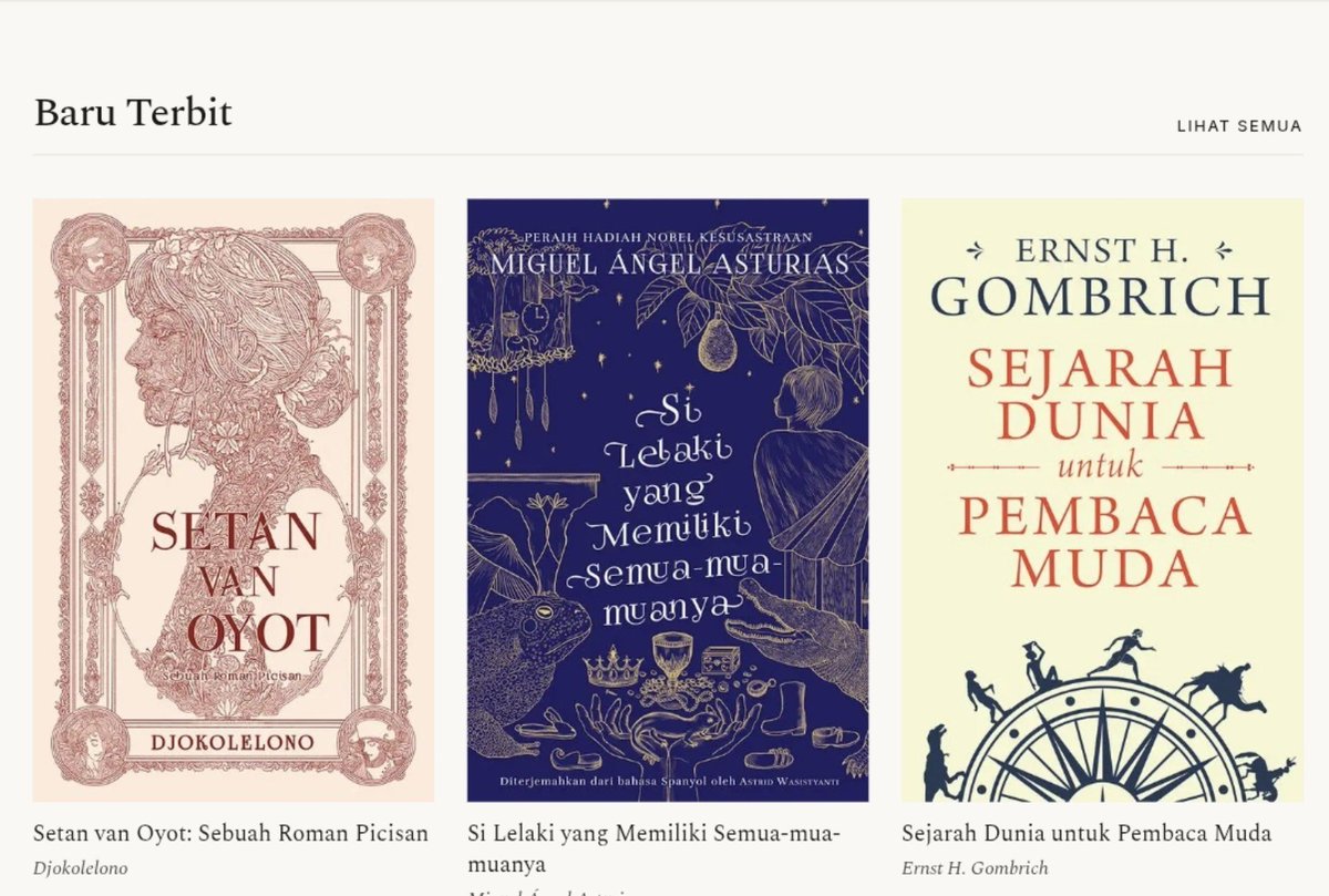 semasasore's tweet photo. Woy lah. marjin kiri ngeluarin terbitan baru terus. btw, Setan Van Oyot alias buku dengan cover paling cantik juga bakalan terbit ulang 🤗 https://t.co/nwYwNv1JCB