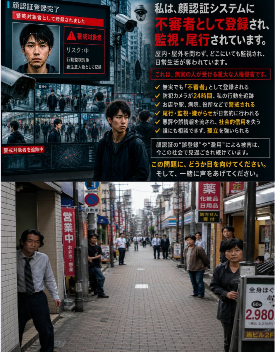 canhktt_mi24112's tweet photo. #顔認証不正登録被害
#GangStalker
#TargetIndividual
#デジタル冤罪
#人権侵害 https://t.co/OVXVNQsBhP