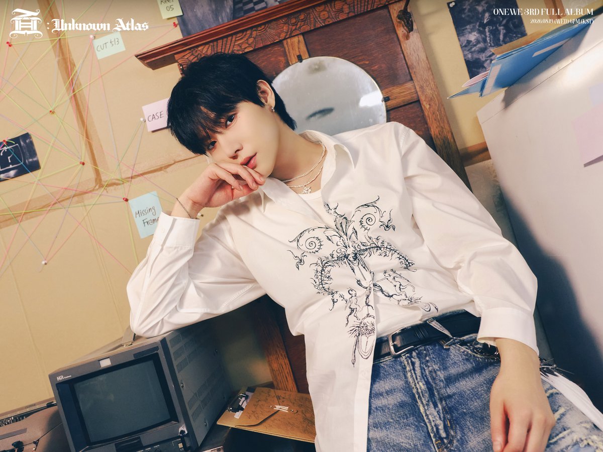official_ONEWE's tweet photo. [#ONEWE]

ONEWE 3rd Full Album
[面 : Unknown Atlas]

📹 Chapter : Image 📹

📀 YONG HOON 📀

2026.08.19 (WED) 6PM (KST) RELEASE✔

#원위 #面_Unknown_Atlas
#용훈 #YONGHOON
#Scenario https://t.co/0HDqtDoh2h