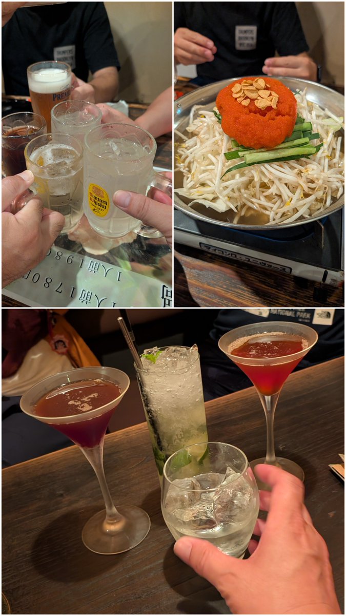 Mr_Wagara_Men's tweet photo. #小山市 #焼肉居酒屋けむり さんで宴🥰
昨日は小山でイヤッハ〜祭り(*´Д`)ﾊｧﾊｧ💕

ジンギスカン好評で良かった☺️

2軒目はモツ無しモツ鍋で大爆笑😂
ウーロンハイのわんこ割りのセンスに感服😍💕

皆様お忙しい中,遠い所有り難う御座いました🙇 https://t.co/LrF8GN4s5s