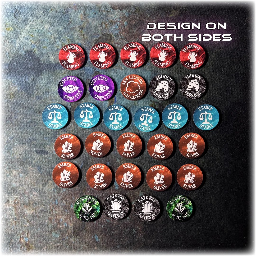 ppaintedstudios's tweet photo. Getting back to basics, i’m highlighting the gaming aids for the latest GHB. 

Our Battleplan tokens keep track of all the new key mechanics, in a succinct format, with storage &amp; transport tray included!

https://t.co/rVH1pb5sHh https://t.co/N4YsdBRLAu