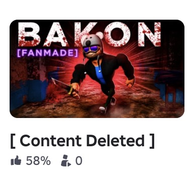 BlueBeardRBX's tweet photo. 🚨 BAKON [FANMADE] UPDATE! 🚨

The game is NOT deleted! 🎮🔥
Only the title, description &amp; icon were removed.
We also hit 900+ VISITS! 🎉💙

Thank you for the support! 🔵⚡ https://t.co/zeczK9MODd
