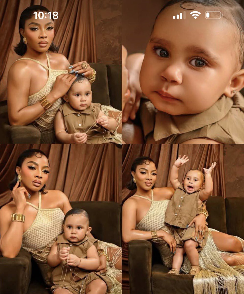 omah_Okafor's tweet photo. Toke makinwa’s baby is biracial 🥰
So cute 🥰 https://t.co/8iSoNwrlos