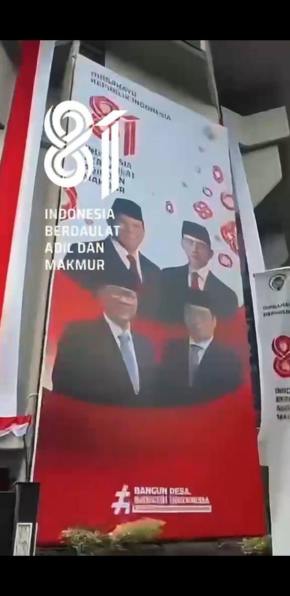 felinophile22's tweet photo. Selamat HUT ke-81 RI
Dari Desa kita bangun  kemandirian untuk kesejahteraan seluruh warga
#DirgahayuRI
#BangunDesaBangunIndonesia
#DesaKuatIndonesiaHebat
#TPPKemendesaPDT https://t.co/zWapg9VqT1