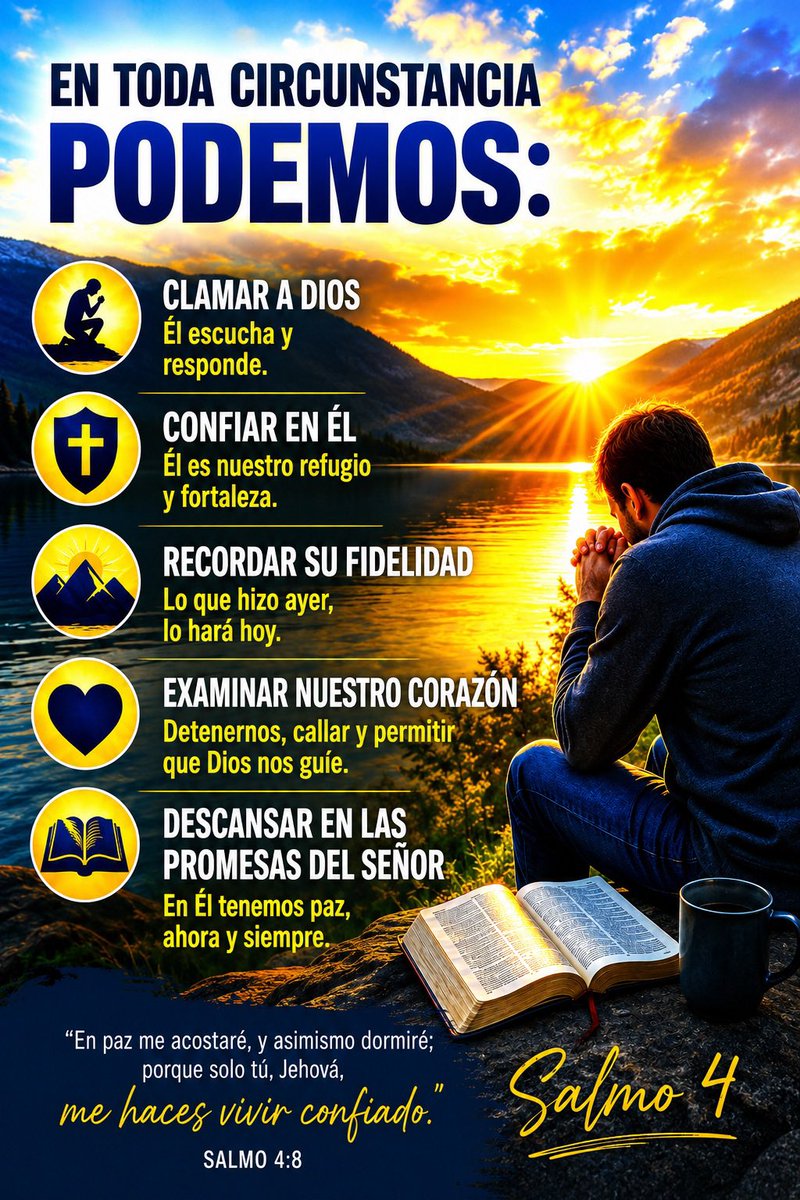 brunoraso's tweet photo. En medio de la angustia, la fe no siempre cambia las circunstancias inmediatamente; pero cambia nuestra manera de enfrentarlas, porque sabemos que Dios está con nosotros. #Salmo4 (Imagen IA) #rpSp
👉 https://t.co/eLcO6TpZkU https://t.co/DY76hCp3rD