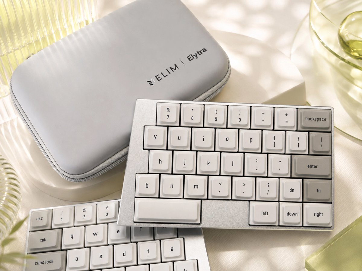ElimKeys's tweet photo. A keyboard that moves with you.
From your desk to wherever inspiration takes you, Elytra keeps your setup clean, minimal, and ready.
#ElimKeys #Elytra #SplitKeyboard #MechanicalKeyboard #DeskSetup https://t.co/qADfzst2nC