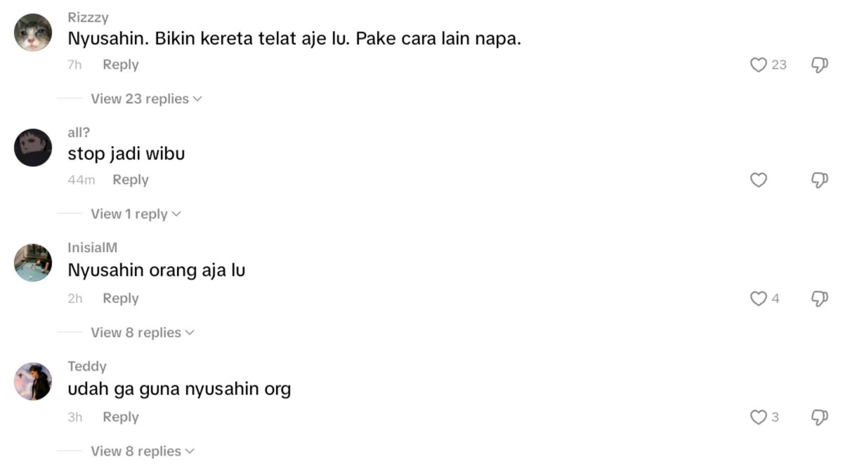 beriiwaitoo's tweet photo. Genueily need enstars twt to see this

Apparently an Indonsian enstarries just lost his life due an attempt at a train station, and these comment irritate me so much, they call him as a weeb freak and other because he just an enstarries. If you can spread this message, spread it. https://t.co/Vb3reumNHX