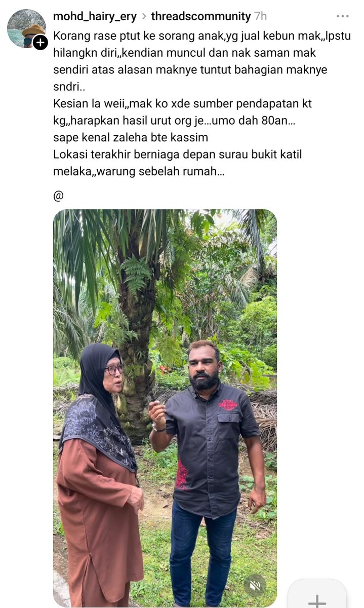 mynewshub's tweet photo. Ada sape-sape tahu macam mana nak contact makcik ni....Ingat nak tolong la sikit https://t.co/wI4nEaZ192