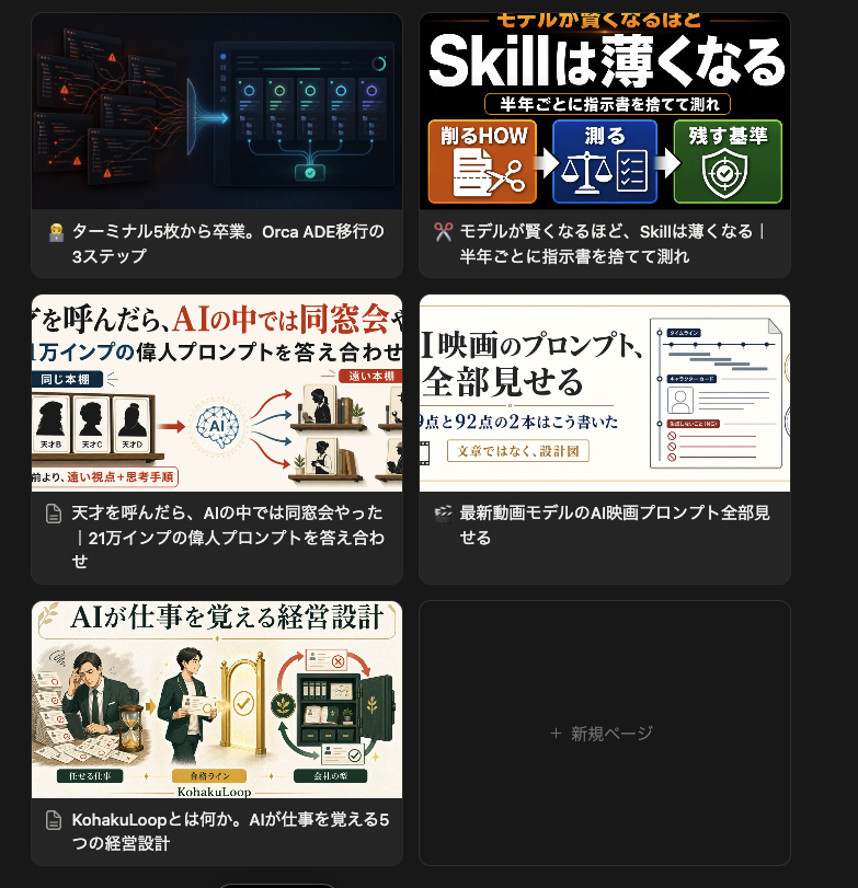 Kohaku_NFT's tweet photo. 【予告】

AIリテラシー強化バイブル、
2026年の実践版へ、まるごとアップデート中

正直、AI教材は
買った日から腐りはじめます。

なので、腐る前提でつくり直してます。

現時点で

・実演を撮りなおし
・2時間の作業が約1分に
・ハーネス設計だけで71記事
・気づいたら50万字超え

すでに持ってる人は、
そのまま無料で新しい版になります。

続きは、このアカウントで出します。
