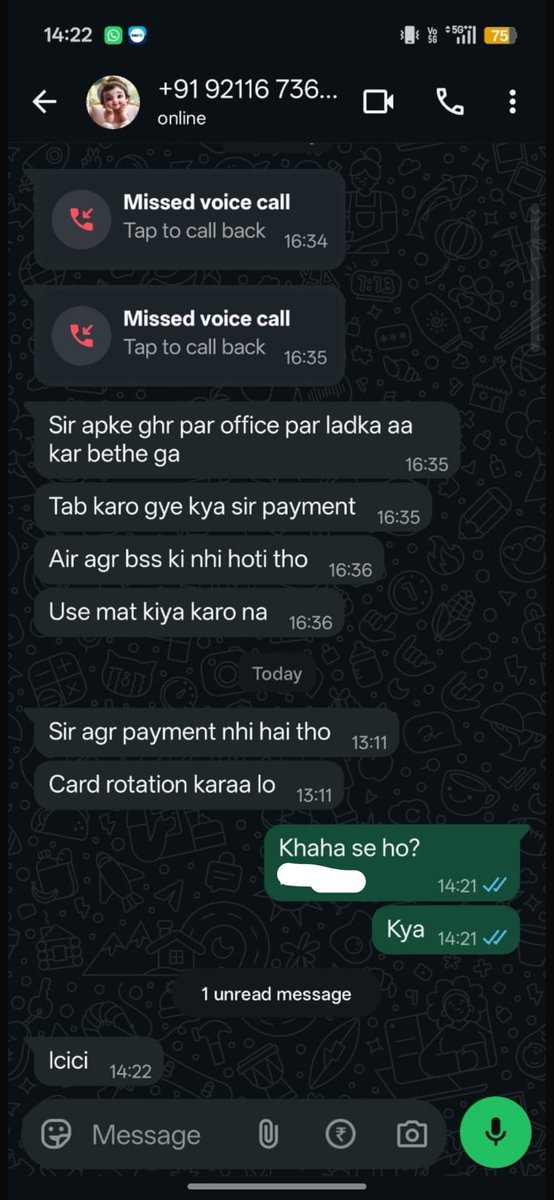 SpeakForJuesyk's tweet photo. Shame on you @ICICIBank. Your recovery agents are harassing a customer already facing genuine financial hardship, one who has come forward in good faith to settle the loan. Instead of engaging fairly, your agents choose threats and intimidation over dialogue.
@RBI @FinMinIndia https://t.co/3Y0tIc5LCn