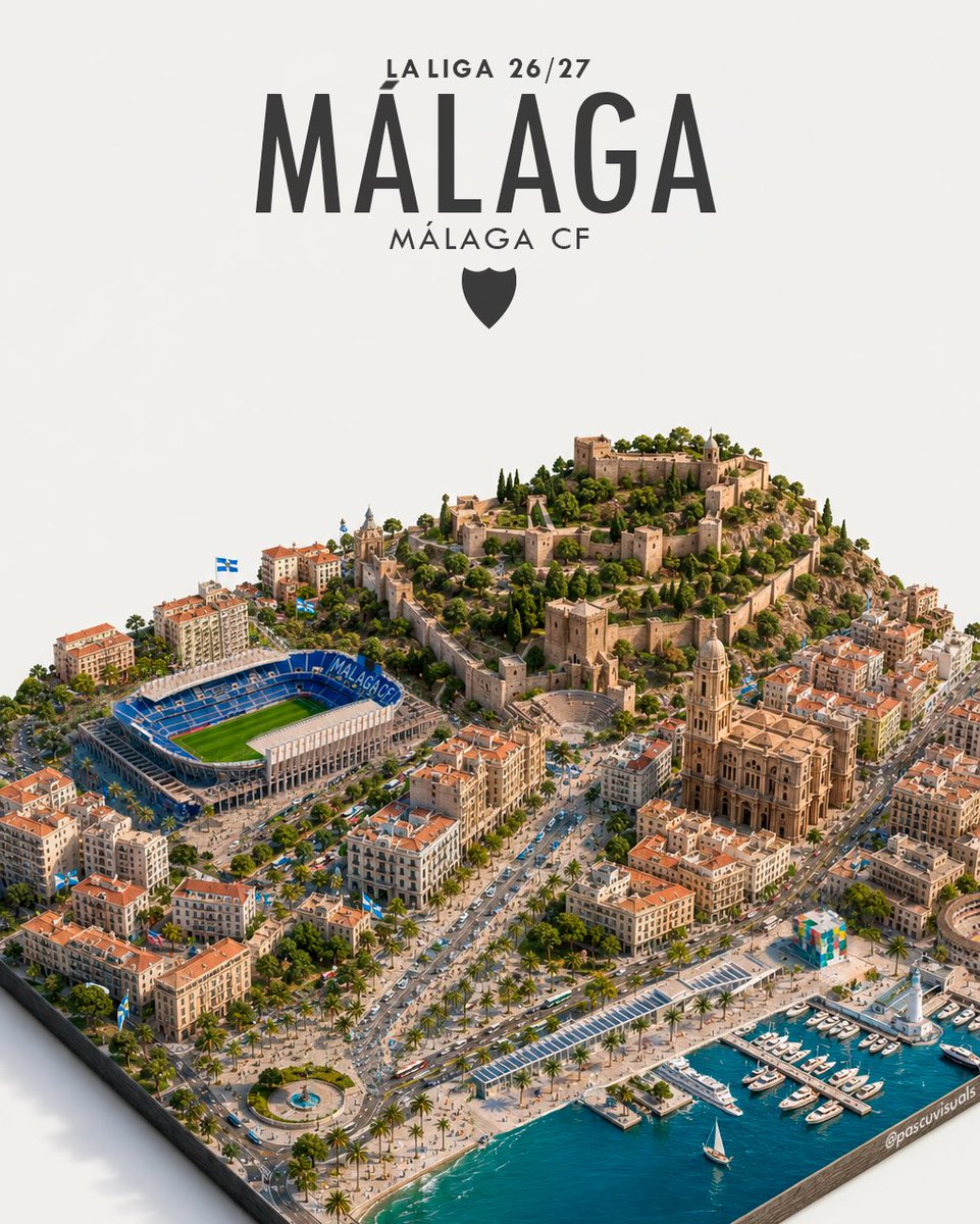 pascuvisuals's tweet photo. 𝟭𝟱 𝗰𝗶𝘁𝗶𝗲𝘀. 𝟮𝟬 𝗰𝗹𝘂𝗯𝘀. 𝗢𝗻𝗲 𝗹𝗲��𝗴𝘂𝗲.

LALIGA 26/27, reimagined through its cities, stadiums and most iconic landmarks. 🏟️🏙️

𝗣𝗮𝗿𝘁 𝗜𝗩: Valencia, San Sebastián &amp; Málaga.

#LaLiga #LaLigaEASports #EstadiosDeFutbol #pascuvisuals https://t.co/od56xE75UZ