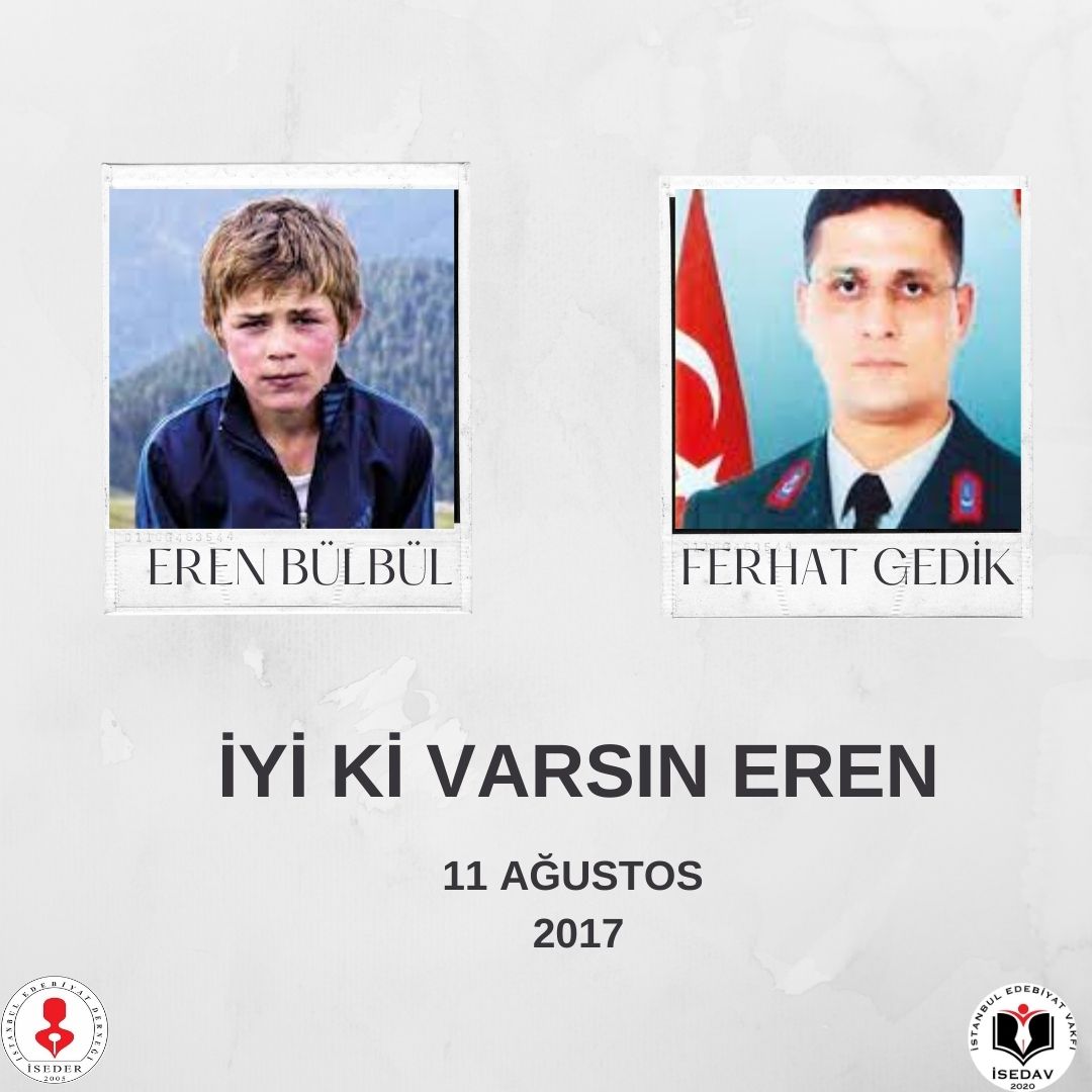 isedav2020's tweet photo. Şehadetlerinin 9. Yıl Dönümünde kahraman şehitlerimiz Eren Bülbül ve Astsubay Ferhat Gedik' i rahmet ve minnetle anıyoruz. 

#iyikivarsineren #FerhatGedik #ErenBülbül https://t.co/ncX9bheDKt
