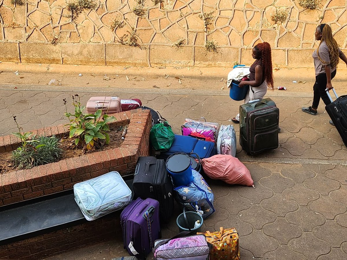 Zinasuzim's tweet photo. URGENT ALERT 🚨
We are receiving reports that students are being evicted from university residences at Chinhoyi University of Technology. 

This directly disrupts the right to education. 

Beyond the academic impact, it imposes an undue financial burden on affected students who have now been reportedly relocated several kilometers away from campus. 

The AVAILABILITY of adequate accomodation in tertiary institutions remains a key challenge and the government must prioritize ensuring accommodation for all students.

We call on the Chinhoyi University of Technology to immediately officially engage all affected students, put in place mechanisms to assure their access to campus facilities and services and make clear when they are to resolve this inconvenience.

#TransformEducation 
#IkuguqulaImfundo
#KushanduraDzidzo