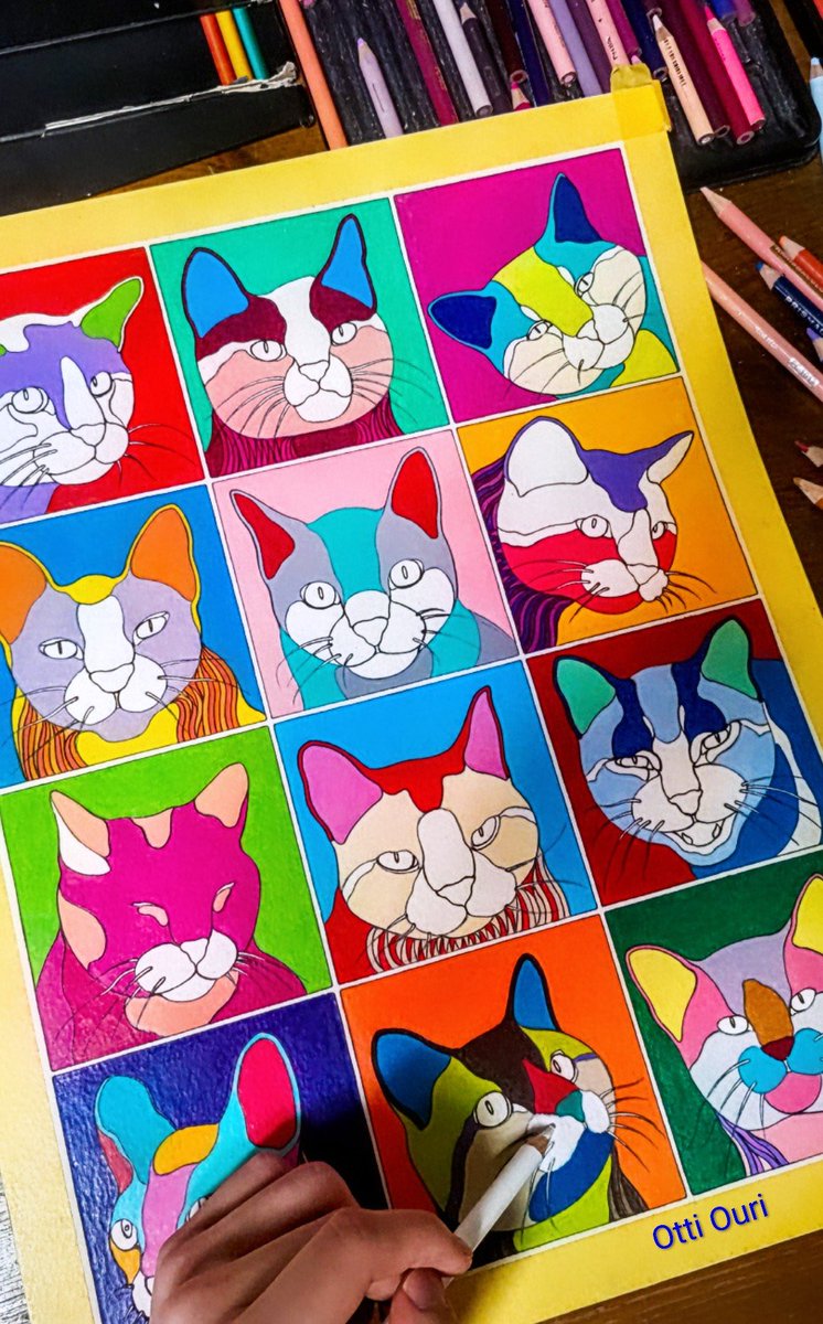 music7878's tweet photo. 12 Cats😺

#OttiOuri #art #途中経過 https://t.co/VfadQThtGs