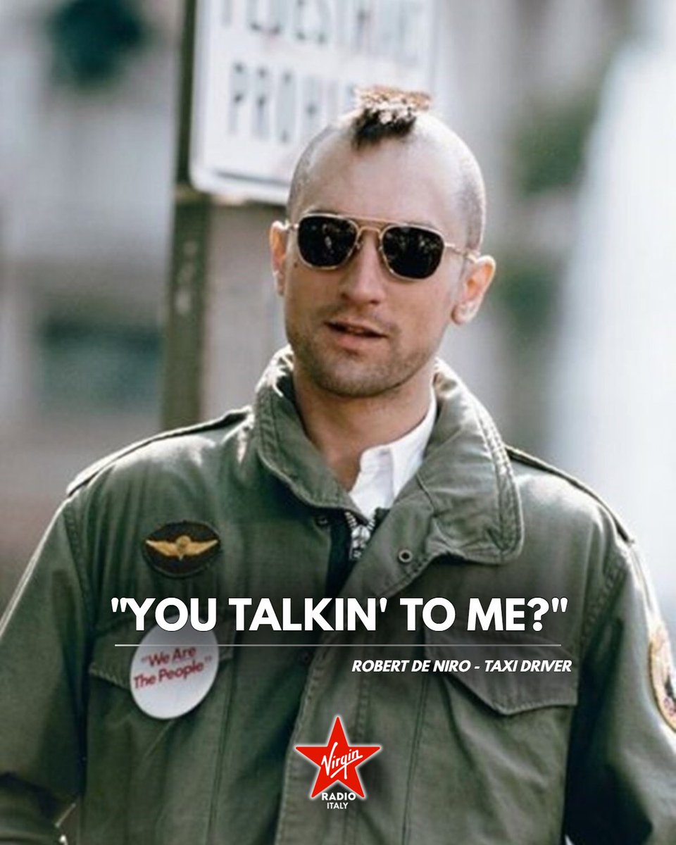VirginRadioIT's tweet photo. Buon compleanno Robert De Niro. Oggi il leggendario attore compie 83 anni 🔴 Scopri la storia di quando Bruce Springsteen ha ispirato Robert De Niro per la sua battuta più famosa in Taxi Driver: ‘You Talkin’ To Me?’: https://t.co/hgMhg3teI5

#RobertDeNiro #StayRock #VirginRadio https://t.co/0P55clL3uu