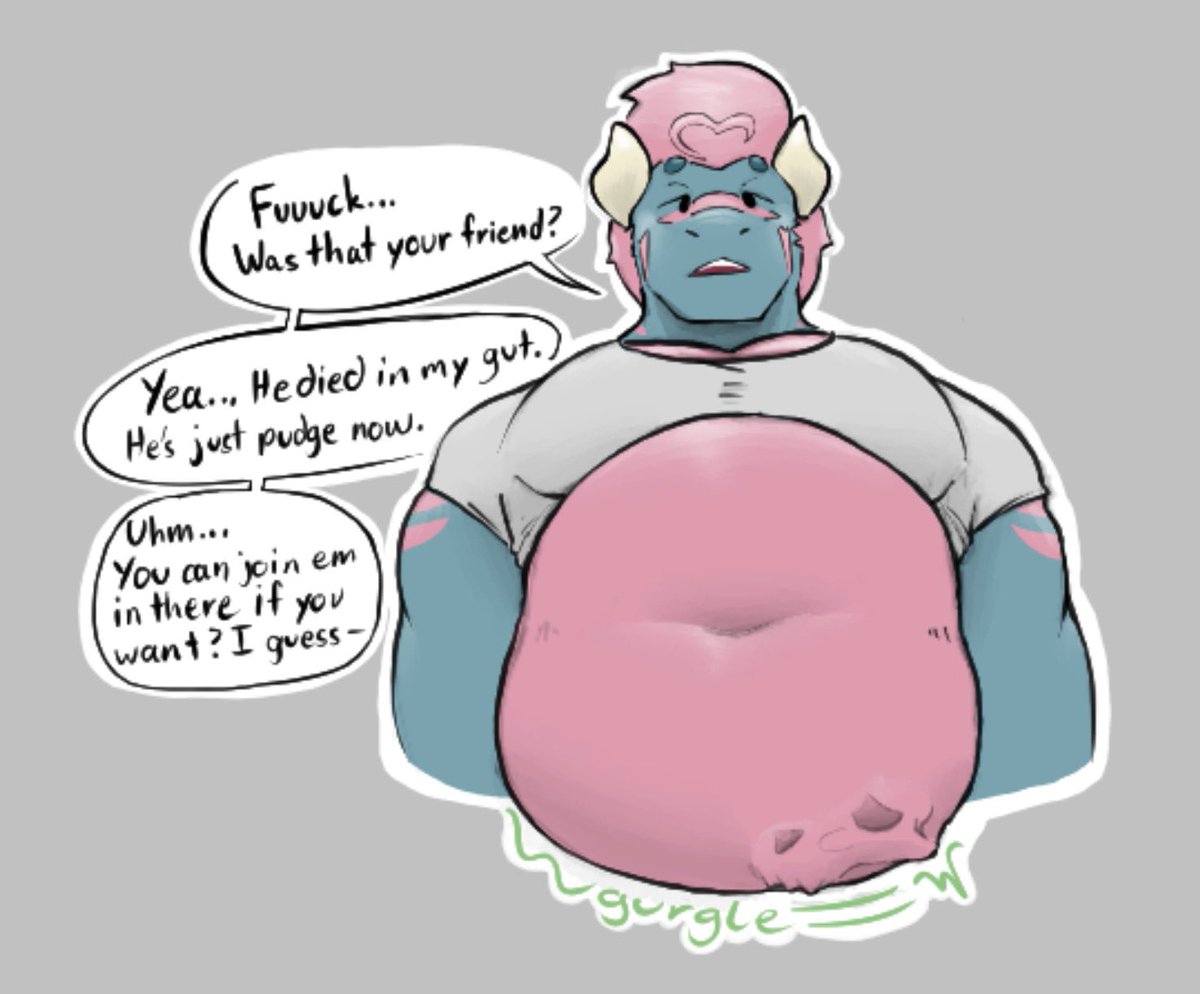 SlipperiOttwork's tweet photo. My bad man- Not much I can do bout it now but offer to let ya rub my belly down or sumthin ¯\_(- . - )_/¯ https://t.co/Mj47WZHVPV