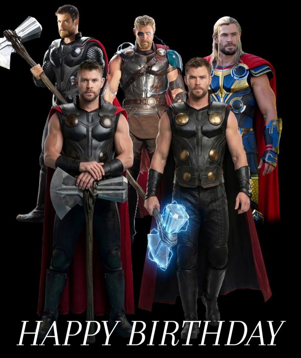 MovieNews121's tweet photo. Chris Hemsworth turned 43 today. https://t.co/sAU8ADvsrg