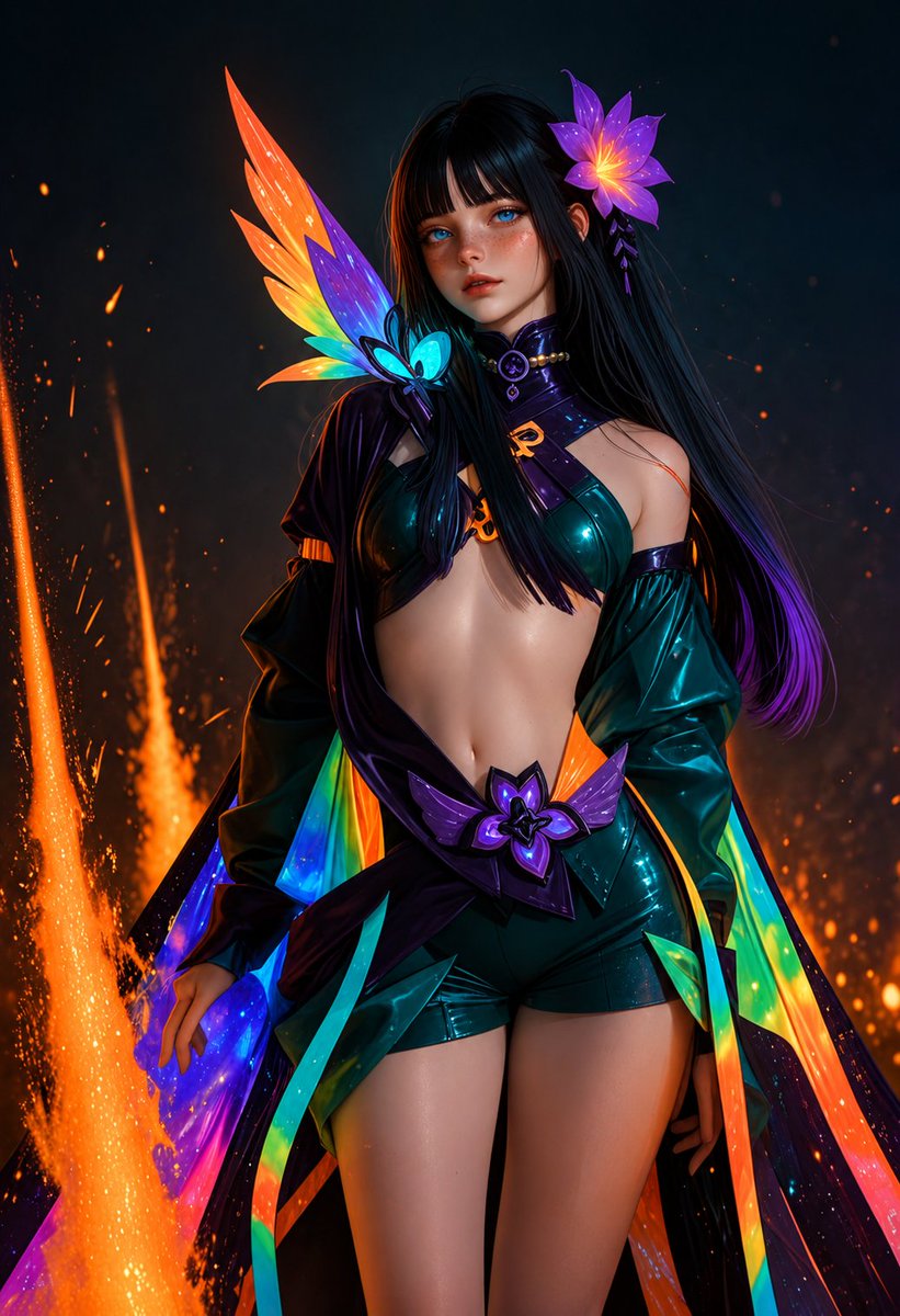 TheGirlsVerse's tweet photo. There’s something about her that makes you want to follow the light, even into the unknown. 🌌🦋
Dreamy aiart girl with a fantasy vibe. https://t.co/ILwQxCPo30
