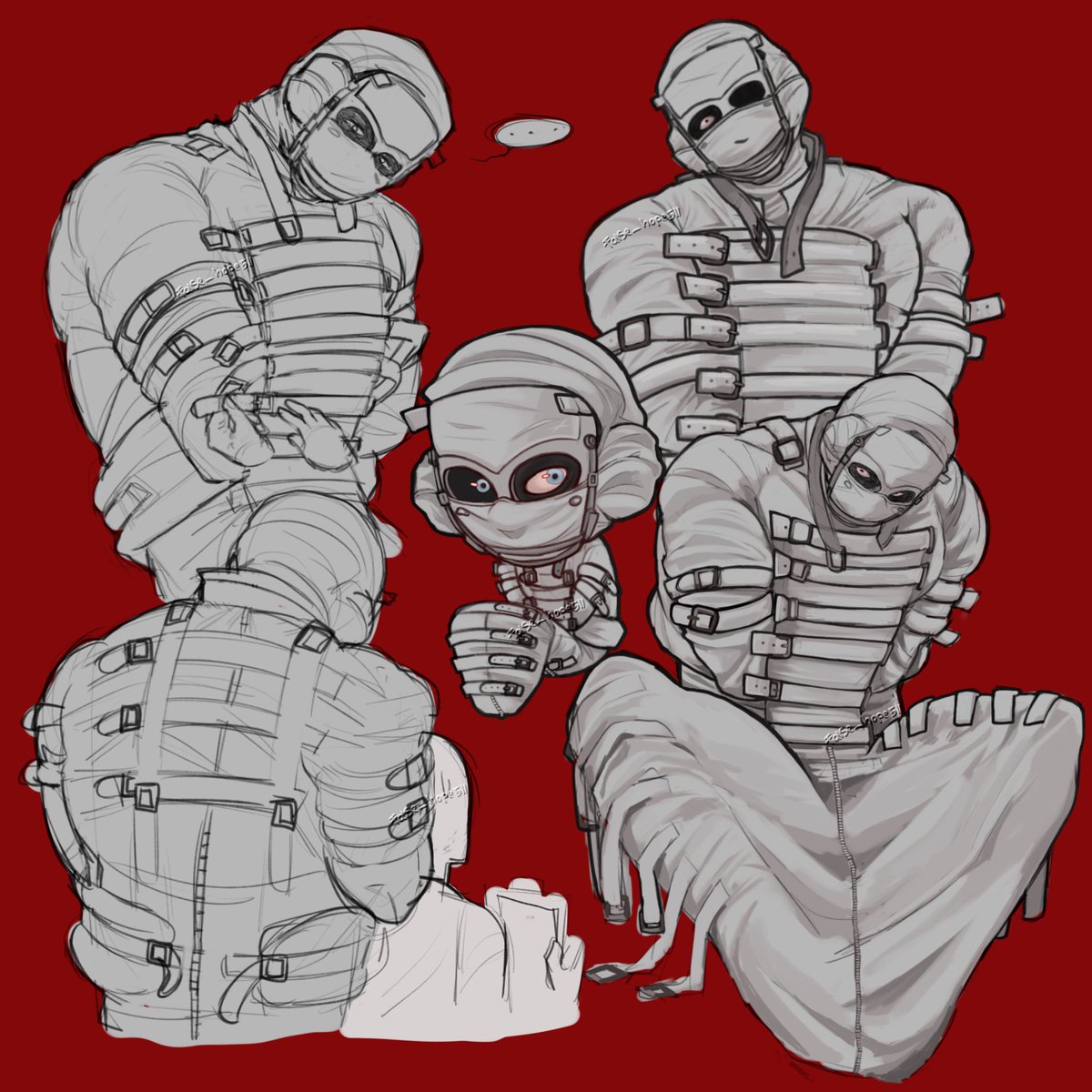 Falsehope511's tweet photo. Nikto in a straight jacket🖤 https://t.co/GTpzMOS4NX