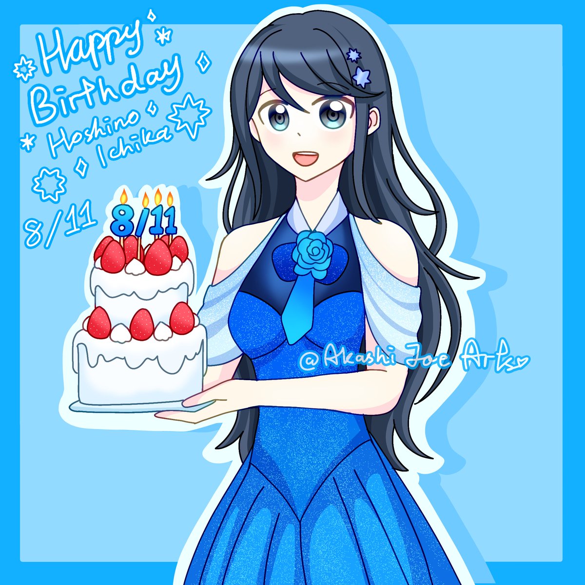 AkashiLoo's tweet photo. Happy Birthday Hoshino Ichika 8/11.
#projectsekai #colorfulstage #ichika #anniversary #fanart https://t.co/qdUzMlK5p5