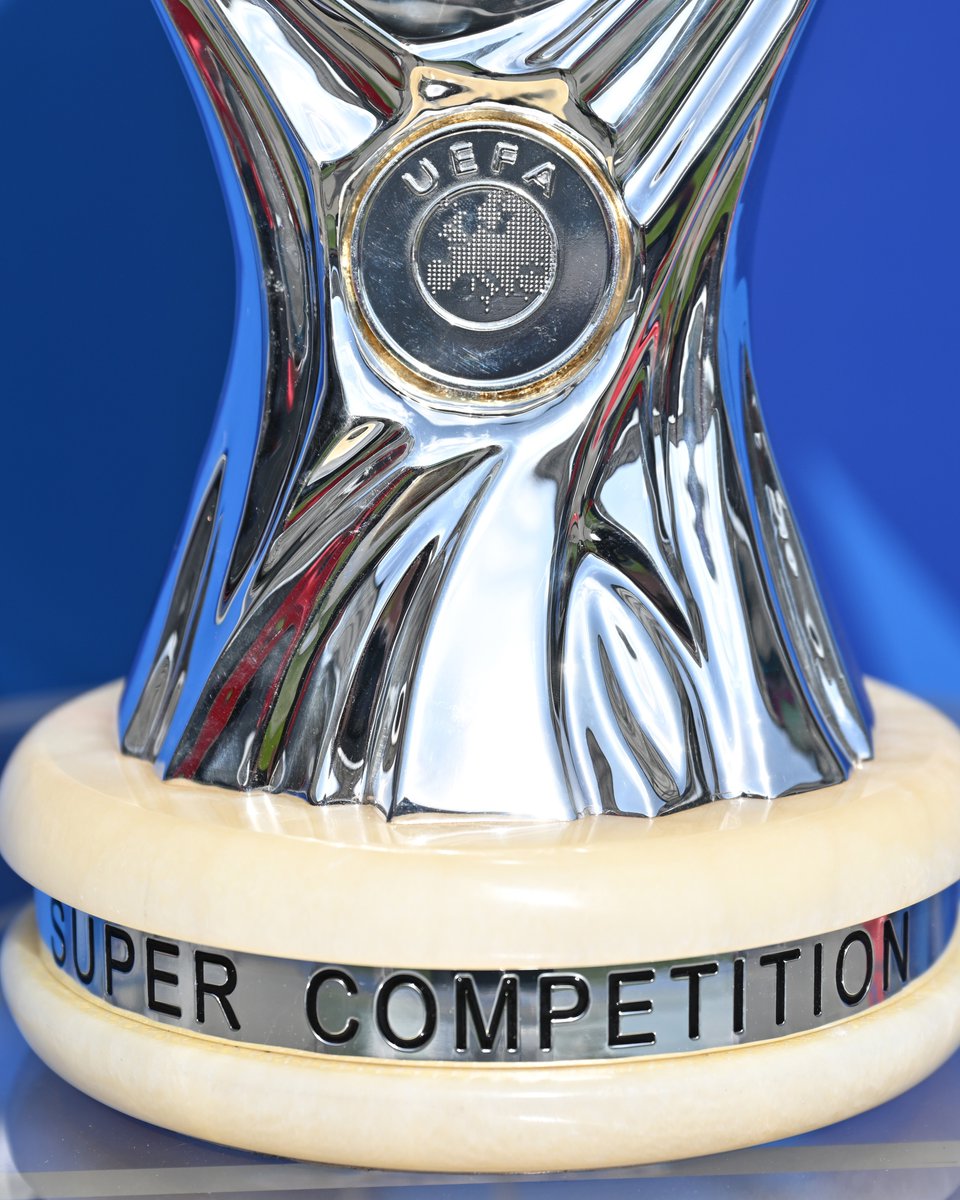 ChampionsLeague's tweet photo. UEFA Champions League winners Paris Saint-Germain take on UEFA Europa League holders Aston Villa 😤

#SuperCup https://t.co/IQWcZzrk0v