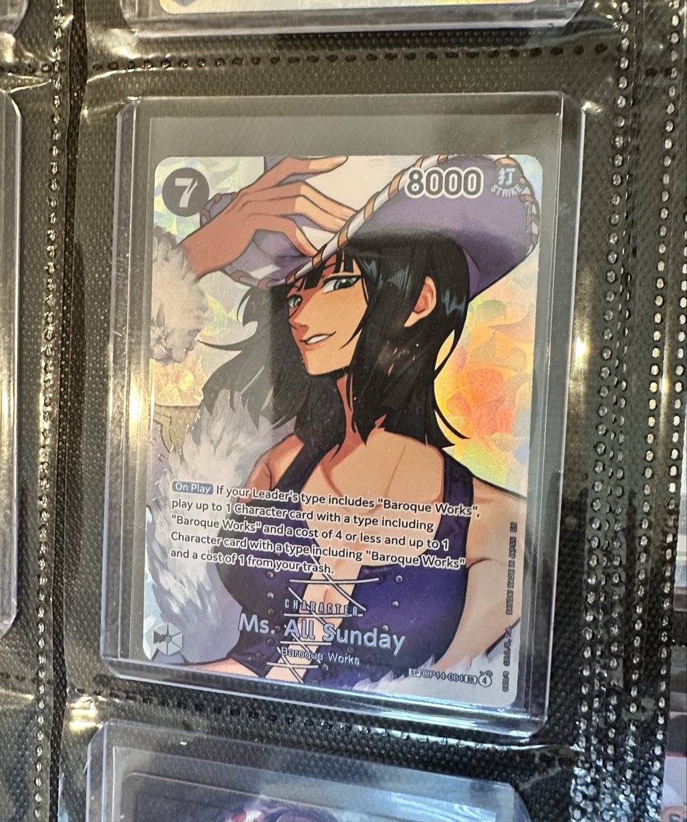 micomico15's tweet photo. late post; got me Ms All Sunday. @ONEPIECE_tcg_EN @opcgshopus https://t.co/WVDcUcqrUd