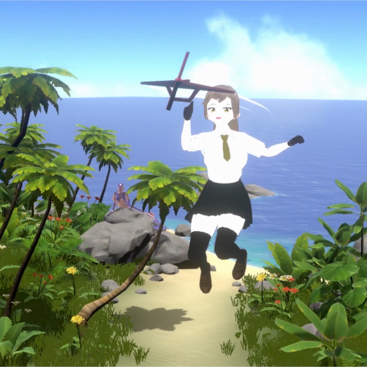Yozen_noeka's tweet photo. VRChatで夏を感じるワールドに行ってきたわよ〜🏝🕺✨️
https://t.co/QnODgXpFuk https://t.co/jVpaReYzaT
