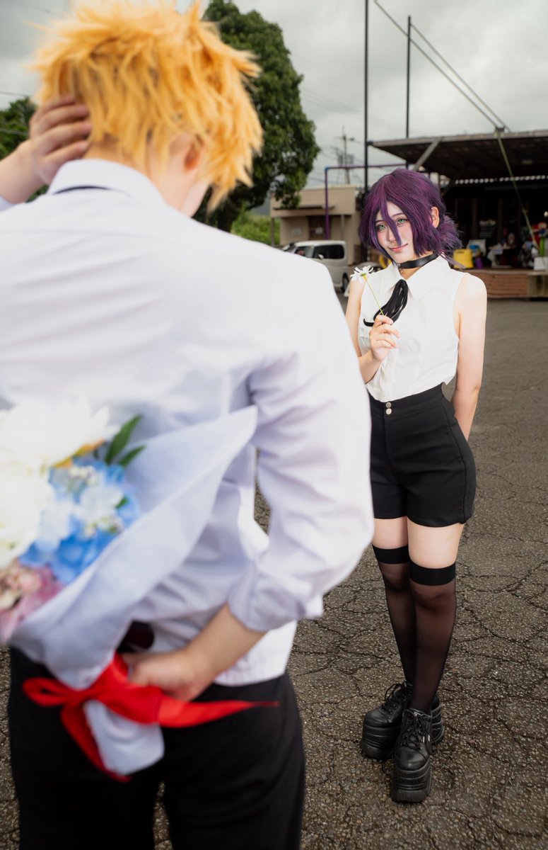 Onichang_06's tweet photo. チェンソーマンcos/デンレゼ

       "  レゼ、俺と一緒に……
                                  逃げないか？  "

 #チェンソーマンコスプレ  #ChainsawManCosplay  #フレコス  #喫茶ハードトップ https://t.co/ypTQm2WhAr
