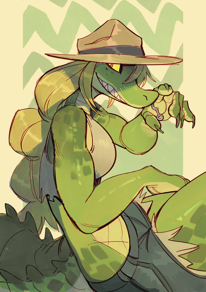 ForestTheRotten's tweet photo. Fanart of Teefany , @HernyEd croc https://t.co/ppFzgw0MEa