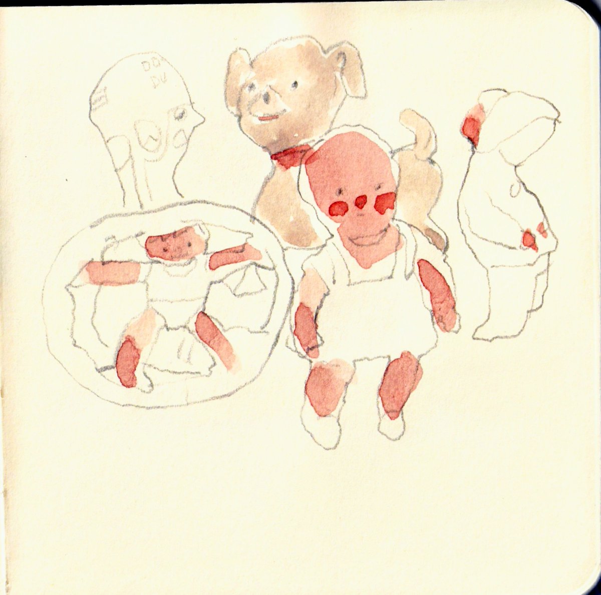 tomokazuyoshida's tweet photo. Sketching Czech toys https://t.co/sYflwjLJGR