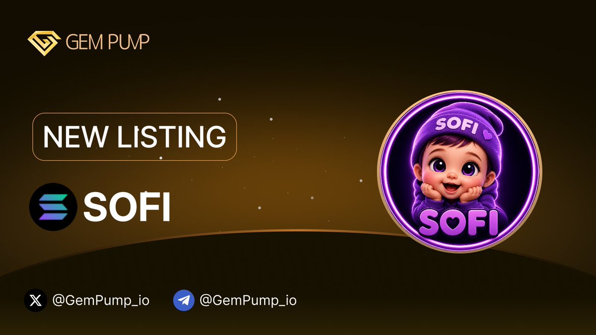 Gempump_io's tweet photo. 👏 #SOFI listed on https://t.co/0O39wVbuPx 

📄 CA: BBaYm4Kq43436srX6P5jwW4zzsTmE8g847yH3tPnpump

💎 GemPump：https://t.co/SB52eLMztm

#NewListing #GemPump #100xGem https://t.co/GGaVitQKWG