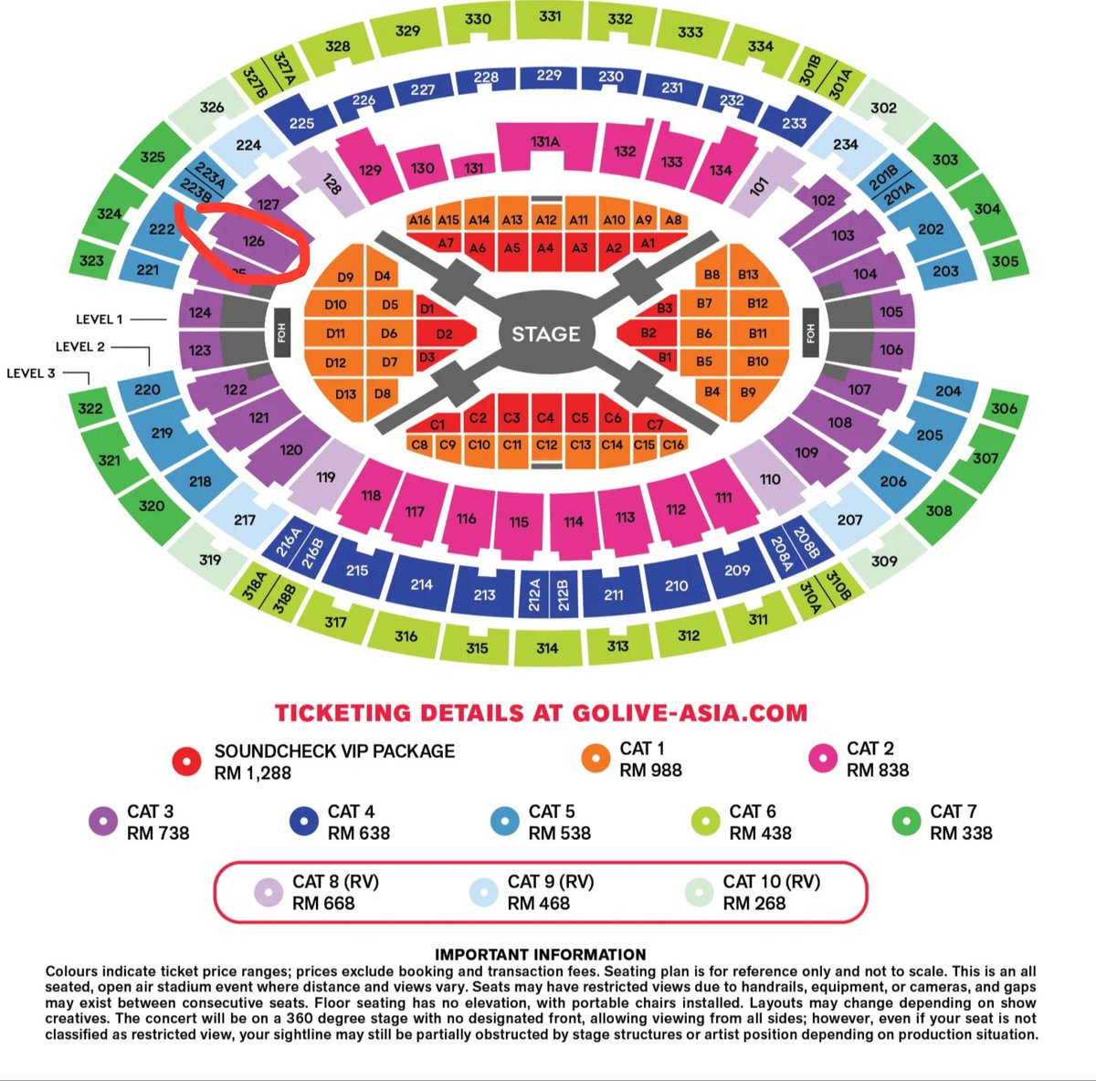 NoonaBtsarmy's tweet photo. [HELP RT] WTS DAY 1 12.12.26 BTS Arirang in Kuala Lumpur 

Cat 3 | section 126 
-DM for further details

#BTSinKL #BTSinMY 
#pasarbts #pasarBTSMY #myARMYjual #myARMYbeli https://t.co/M8yvU2jKCk