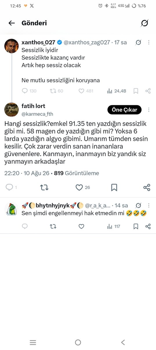 karmeca_fth's tweet photo. Beyefendi engellemiş bizi. Olanları yazdık sadece, yeni kurbanlar bulmasın diye. Herkes görsün bilsin neler olduğunu. Engelleyince susacak mıyız?? @xanthos_zag027 https://t.co/Hfulv5sw4R